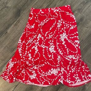 Red skirt!